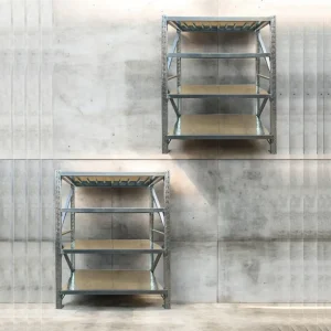 стелаж метален поцинкован пакет