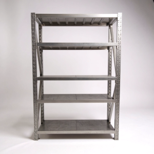 Поцинкован метален стелаж Super Strong 250/216/40см 5 нива по 300кг.