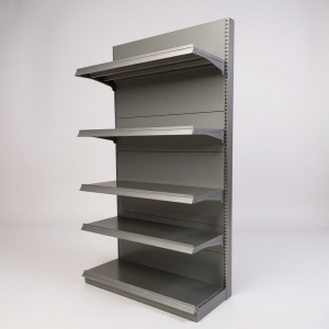 Добавъчен крайстенен стелаж за магазин Super Strong СИВ 225/75