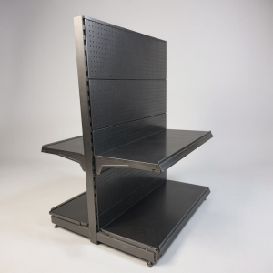 Добавъчен перфориран гондолен стелаж Super Strong СИВ 165см