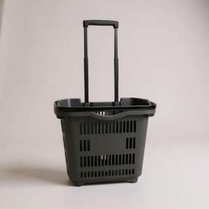 Пластмасова кошница за пазаруване с колела Super Strong 46/34/43см 40L